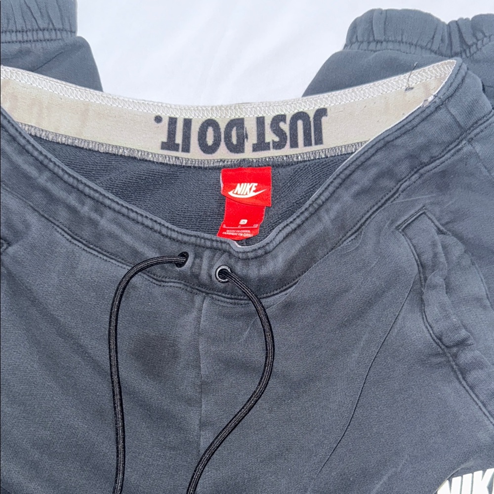 Nike Charcoal Joggers with Logo